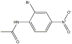 N-{2-bromo-4-nitrophenyl}acetamide 구조식 이미지