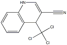 4-(trichloromethyl)-1,4-dihydroquinoline-3-carbonitrile 구조식 이미지
