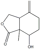 7-hydroxy-7a-methyl-4-methylenehexahydro-2-benzofuran-1(3H)-one Structure