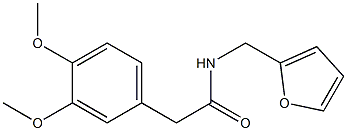 2-(3,4-dimethoxyphenyl)-N-(2-furylmethyl)acetamide Structure