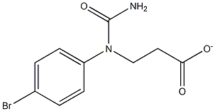 3-[(aminocarbonyl)-4-bromoanilino]propanoate Structure