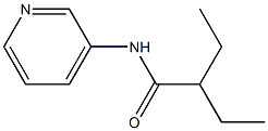 2-ethyl-N-(3-pyridinyl)butanamide 구조식 이미지