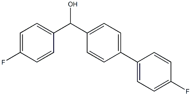 (4'-fluoro[1,1'-biphenyl]-4-yl)(4-fluorophenyl)methanol 구조식 이미지