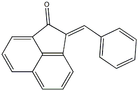 2-benzylidene-1(2H)-acenaphthylenone 구조식 이미지