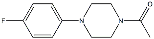 1-acetyl-4-(4-fluorophenyl)piperazine Structure