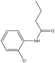 N-(2-chlorophenyl)butanamide 구조식 이미지