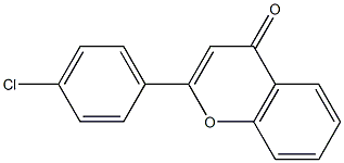 2-(4-chlorophenyl)-4H-chromen-4-one Structure