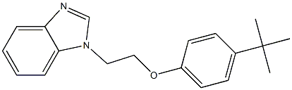 2-(1H-benzimidazol-1-yl)ethyl 4-tert-butylphenyl ether Structure