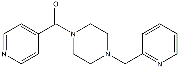 1-isonicotinoyl-4-(pyridin-2-ylmethyl)piperazine Structure