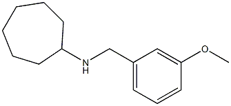 N-(3-methoxybenzyl)cycloheptanamine 구조식 이미지