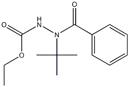 ethyl 2-benzoyl-2-tert-butylhydrazinecarboxylate Structure