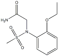 2-[2-ethoxy(methylsulfonyl)anilino]acetamide 구조식 이미지