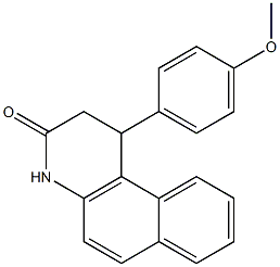 1-(4-methoxyphenyl)-1,4-dihydrobenzo[f]quinolin-3(2H)-one 구조식 이미지