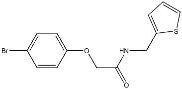 2-(4-bromophenoxy)-N-(thien-2-ylmethyl)acetamide Structure