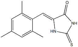 5-(mesitylmethylene)-2-thioxo-4-imidazolidinone 구조식 이미지