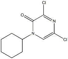 3,5-dichloro-1-cyclohexyl-2(1H)-pyrazinone 구조식 이미지