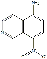 5-amino-8-nitroisoquinoline Structure