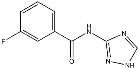 3-fluoro-N-(1H-1,2,4-triazol-3-yl)benzamide Structure