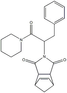 4-(1-benzyl-2-oxo-2-piperidin-1-ylethyl)-4-azatricyclo[5.2.1.0~2,6~]dec-8-ene-3,5-dione 구조식 이미지