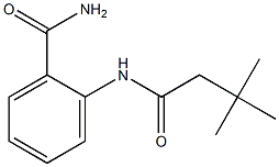2-[(3,3-dimethylbutanoyl)amino]benzamide 구조식 이미지
