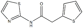 N-(1,3-thiazol-2-yl)-2-(2-thienyl)acetamide Structure