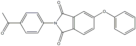 2-(4-acetylphenyl)-5-phenoxy-1H-isoindole-1,3(2H)-dione Structure