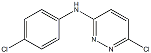 N-(4-chlorophenyl)-N-(6-chloro-3-pyridazinyl)amine 구조식 이미지