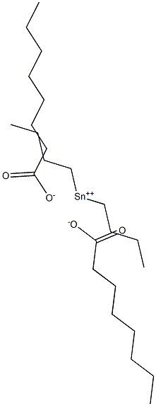 Dibutyltin dioctanoate Structure