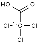 Trichloroacetic-2-13C  acid Structure
