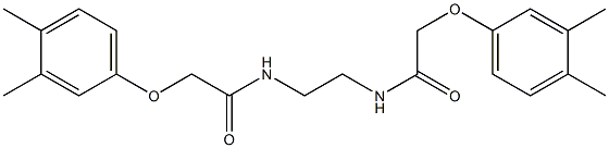 2-(3,4-dimethylphenoxy)-N-(2-{[2-(3,4-dimethylphenoxy)acetyl]amino}ethyl)acetamide Structure