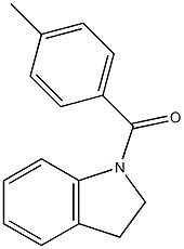 2,3-dihydro-1H-indol-1-yl(4-methylphenyl)methanone 구조식 이미지