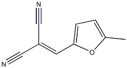 2-[(5-methyl-2-furyl)methylene]malononitrile 구조식 이미지