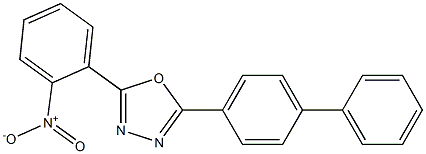 2-[1,1'-biphenyl]-4-yl-5-(2-nitrophenyl)-1,3,4-oxadiazole Structure