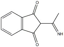 2-ethanimidoyl-1H-indene-1,3(2H)-dione 구조식 이미지