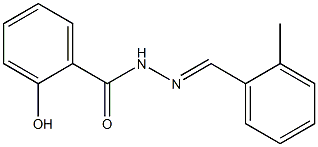 2-hydroxy-N'-[(E)-(2-methylphenyl)methylidene]benzohydrazide Structure