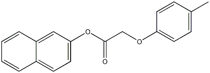 2-naphthyl 2-(4-methylphenoxy)acetate 구조식 이미지