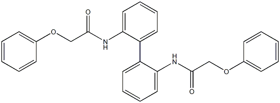 2-phenoxy-N-{2'-[(2-phenoxyacetyl)amino][1,1'-biphenyl]-2-yl}acetamide 구조식 이미지