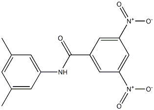 N-(3,5-dimethylphenyl)-3,5-dinitrobenzamide 구조식 이미지