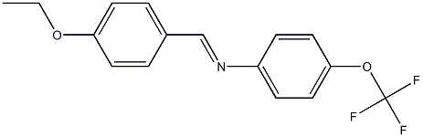 N-[(E)-(4-ethoxyphenyl)methylidene]-N-[4-(trifluoromethoxy)phenyl]amine 구조식 이미지