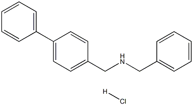 N-benzyl([1,1'-biphenyl]-4-yl)methanamine hydrochloride 구조식 이미지