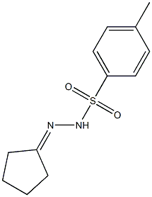 N'-cyclopentylidene-4-methylbenzenesulfonohydrazide 구조식 이미지