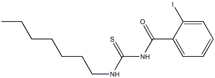 N-heptyl-N'-(2-iodobenzoyl)thiourea 구조식 이미지