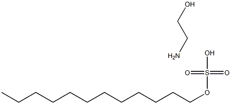 monoethanolamine dodecyl sulfate 구조식 이미지