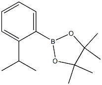 2-(2-Isopropylphenyl)-4,4,5,5-tetramethyl-1,3,2-dioxaborolane ,97% 구조식 이미지