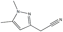 2-(1,5-Dimethyl-1H-pyrazol-3-yl)acetonitrile ,97% 구조식 이미지