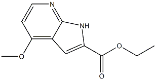 Ethyl 4-methoxy-1H-pyrrolo[2,3-b]pyridine-2-carboxylate ,97% Structure
