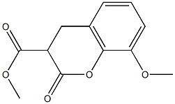 Methyl 3,4-dihydro-8-methoxy-2-oxo-2H-chromene-3-carboxylate ,97% Structure