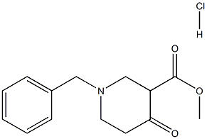 Methyl 1-benzyl-4-oxo-3-piperidinecarboxylate hydrochloride ,95% Structure