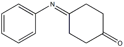 4-(phenylimino)cyclohexanone 구조식 이미지