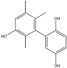 2',5',6'-Trimethyl-1,1'-biphenyl-2,3',5-triol 구조식 이미지